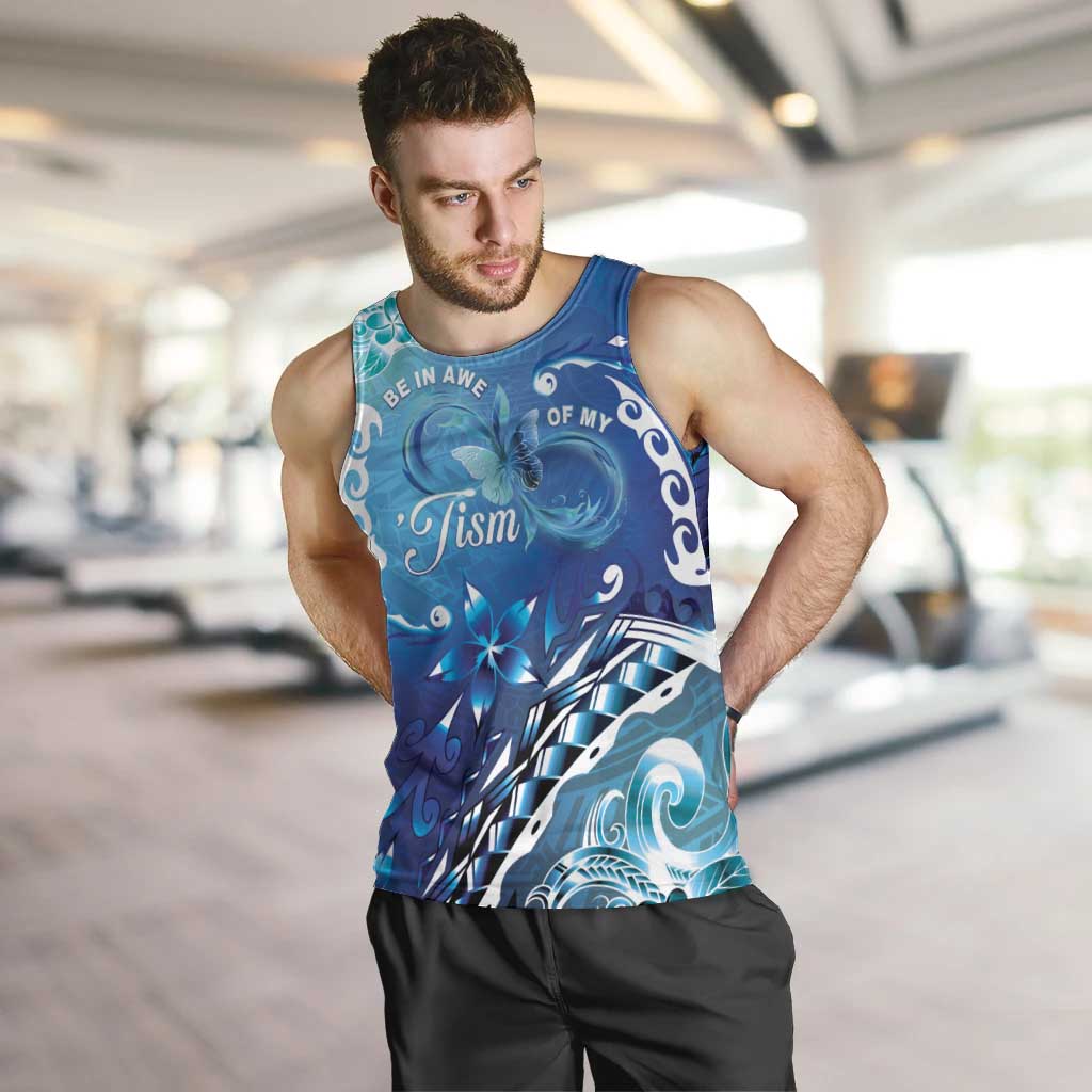 Polynesia Autism Awareness Men Tank Top Be In Awe Of My 'Tism