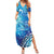 Polynesia Autism Awareness Summer Maxi Dress Be In Awe Of My 'Tism