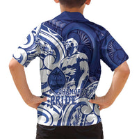 Guam Chief Kepuha Family Matching Long Sleeve Bodycon Dress and Hawaiian Shirt Chamorro Pride LT05 - Polynesian Pride