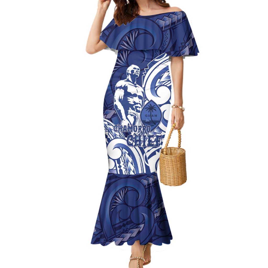 Guam Chief Kepuha Family Matching Mermaid Dress and Hawaiian Shirt Chamorro Pride