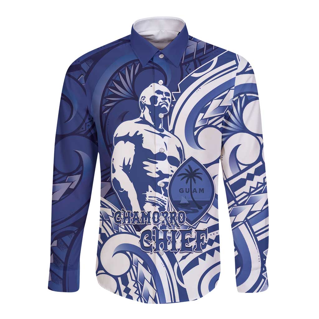 Guam Chief Kepuha Long Sleeve Button Shirt Chamorro Pride