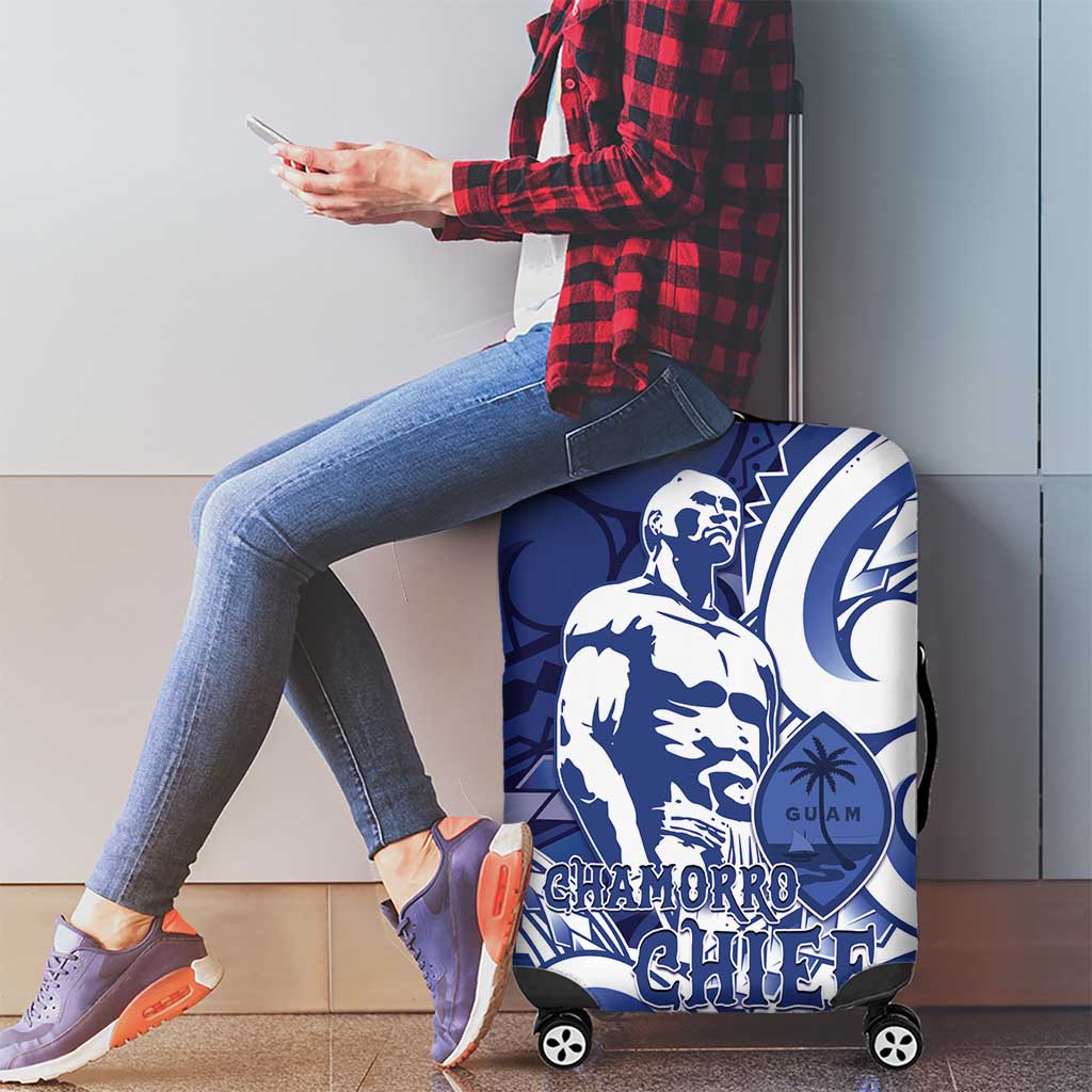 Guam Chief Kepuha Luggage Cover Chamorro Pride