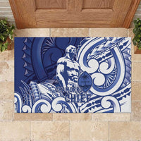 Guam Chief Kepuha Rubber Doormat Chamorro Pride
