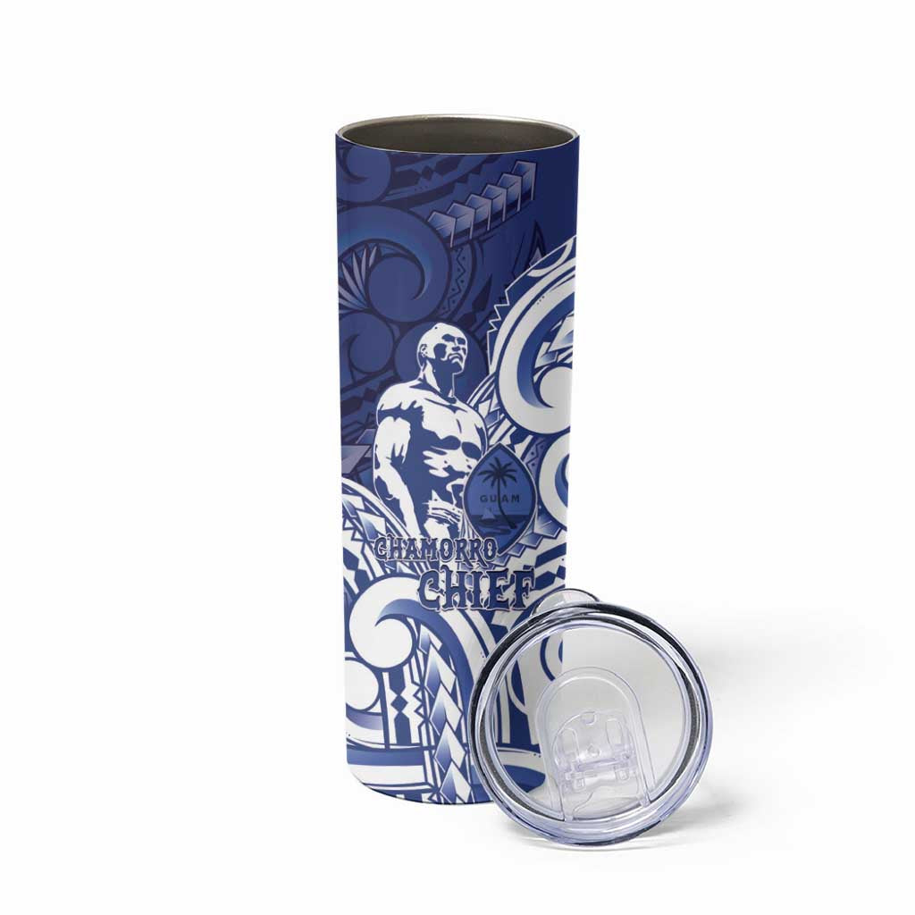 Guam Chief Kepuha Skinny Tumbler Chamorro Pride