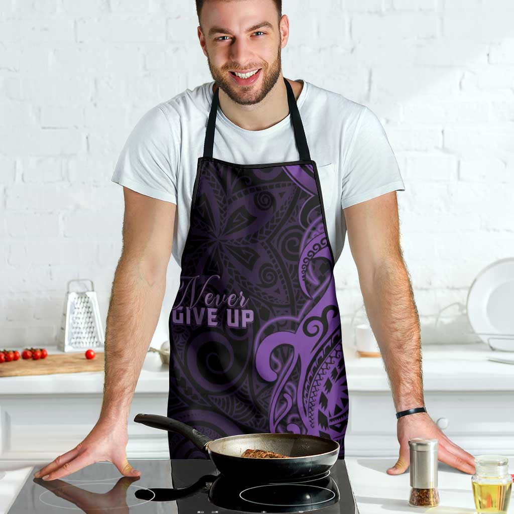 Lupus Warrior Apron Never Give Up Polynesian Style