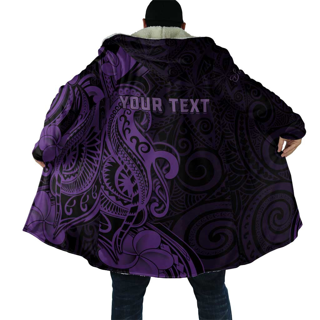 Personalised Lupus Warrior Cloak Never Give Up Polynesian Style