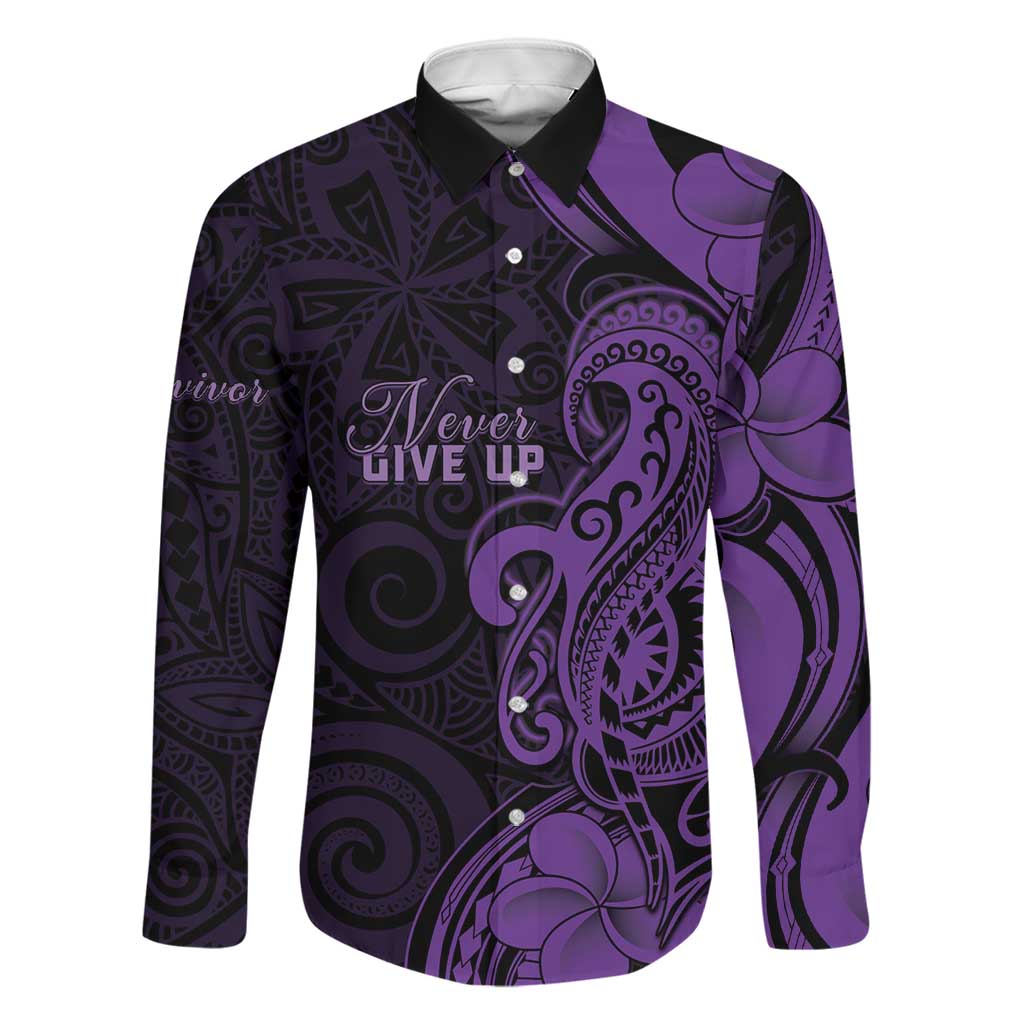 Personalised Lupus Warrior Family Matching Mermaid Dress and Hawaiian Shirt Never Give Up Polynesian Style