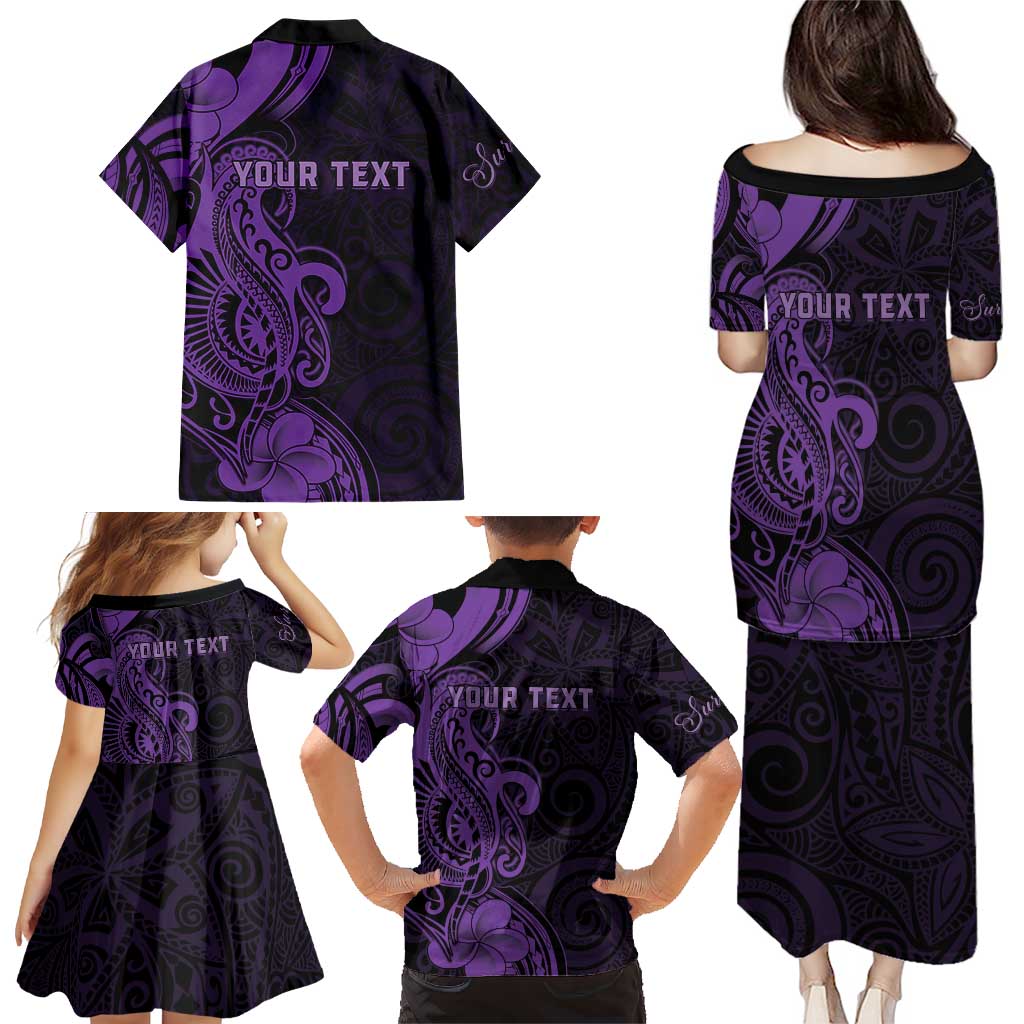 Personalised Lupus Warrior Family Matching Puletasi and Hawaiian Shirt Never Give Up Polynesian Style