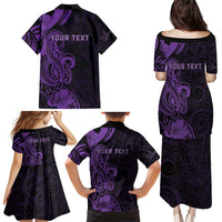 Personalised Lupus Warrior Family Matching Puletasi and Hawaiian Shirt Never Give Up Polynesian Style