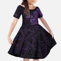 Personalised Lupus Warrior Family Matching Summer Maxi Dress and Hawaiian Shirt Never Give Up Polynesian Style
