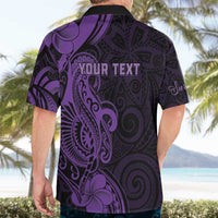 Personalised Lupus Warrior Hawaiian Shirt Never Give Up Polynesian Style