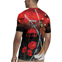 Papua New Guinea Remembrance Day Rugby Jersey Lest We Forget