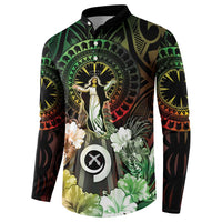 Vanuatu Happy Assumption Day Button Sweatshirt