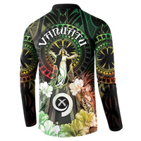 Vanuatu Happy Assumption Day Button Sweatshirt