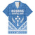 Personalised Kosrae State Gospel Day Family Matching Long Sleeve Bodycon Dress and Hawaiian Shirt Simple Style