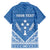 Personalised Kosrae State Gospel Day Family Matching Long Sleeve Bodycon Dress and Hawaiian Shirt Simple Style