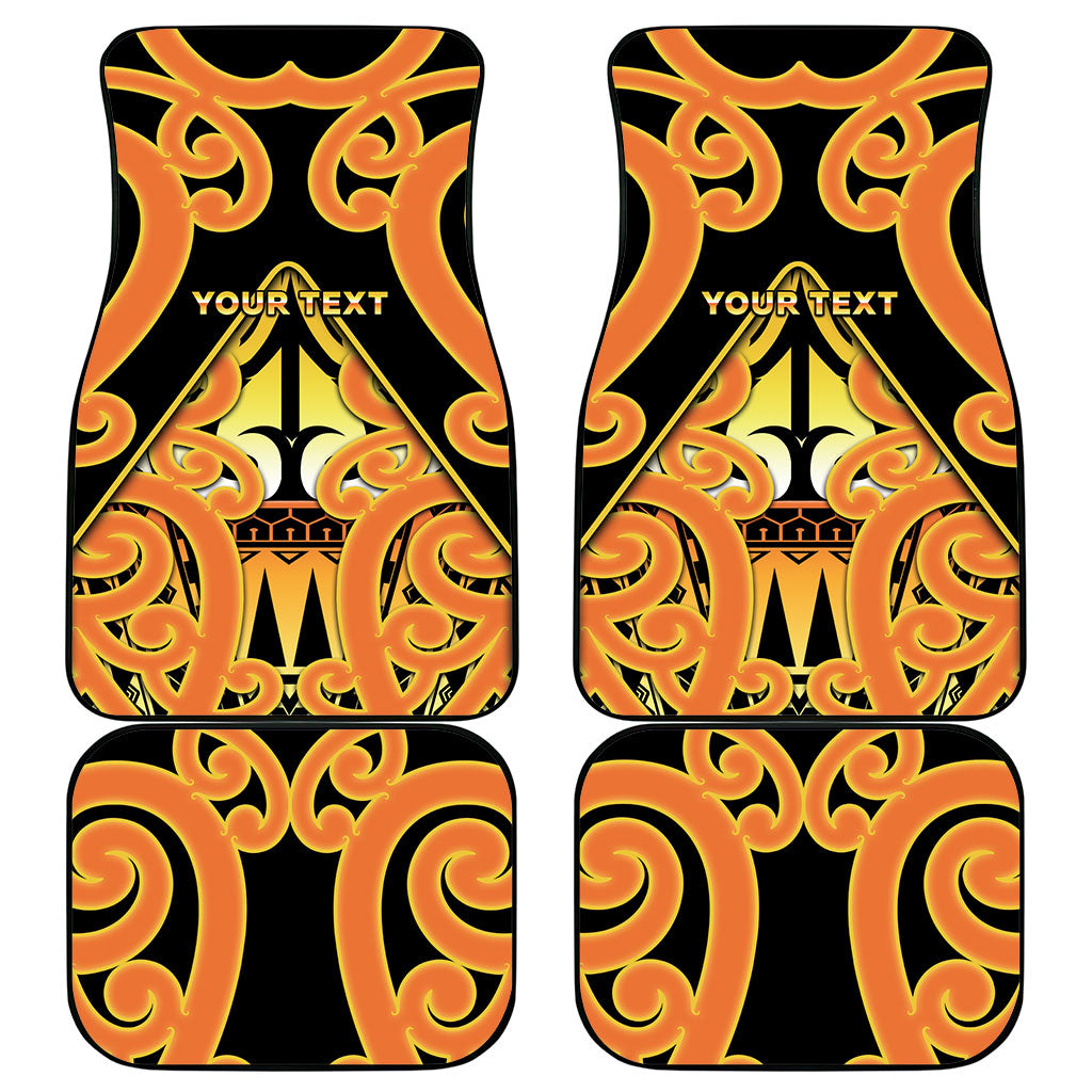Personalised New Zealand Te Tairawhiti Car Mats Maori Koru Pattern LT05 - Polynesian Pride