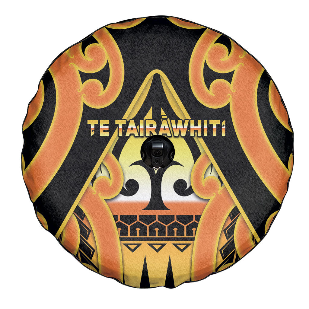 New Zealand Te Tairawhiti Spare Tire Cover Maori Koru Pattern LT05 - Polynesian Pride