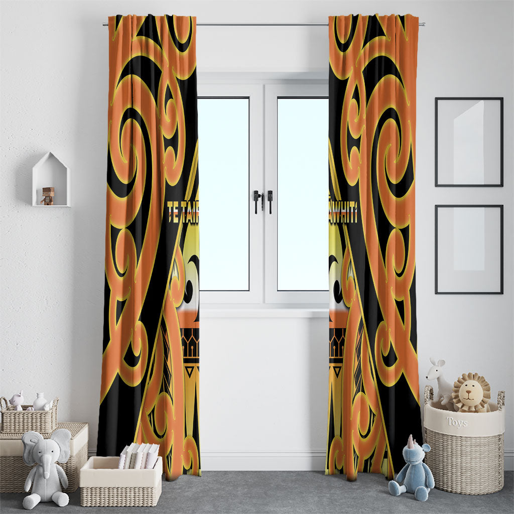 New Zealand Te Tairawhiti Window Curtain Maori Koru Pattern LT05 - Polynesian Pride