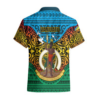 Vanuatu Torba Province Hawaiian Shirt Vanuatuan Coat Of Arms Polynesian Pattern LT05 - Polynesian Pride