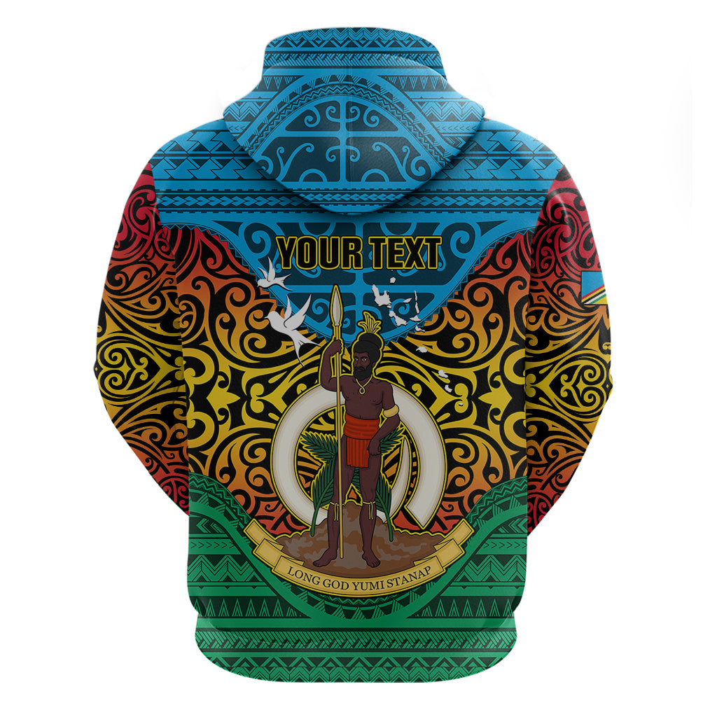 Personalized Vanuatu Torba Province Hoodie Vanuatuan Coat Of Arms Polynesian Pattern LT05 - Polynesian Pride
