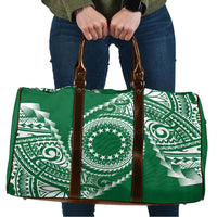 Cook Islands Gospel Day Travel Bag Green Tribal Curves LT05 Green - Polynesian Pride