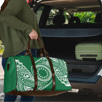 Cook Islands Gospel Day Travel Bag Green Tribal Curves LT05 - Polynesian Pride