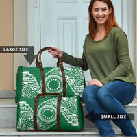 Cook Islands Gospel Day Travel Bag Green Tribal Curves LT05 - Polynesian Pride