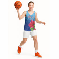 Bula Fiji Day Basketball Jersey Traditional Tapa Pattern With Hibiscus LT05 - Polynesian Pride
