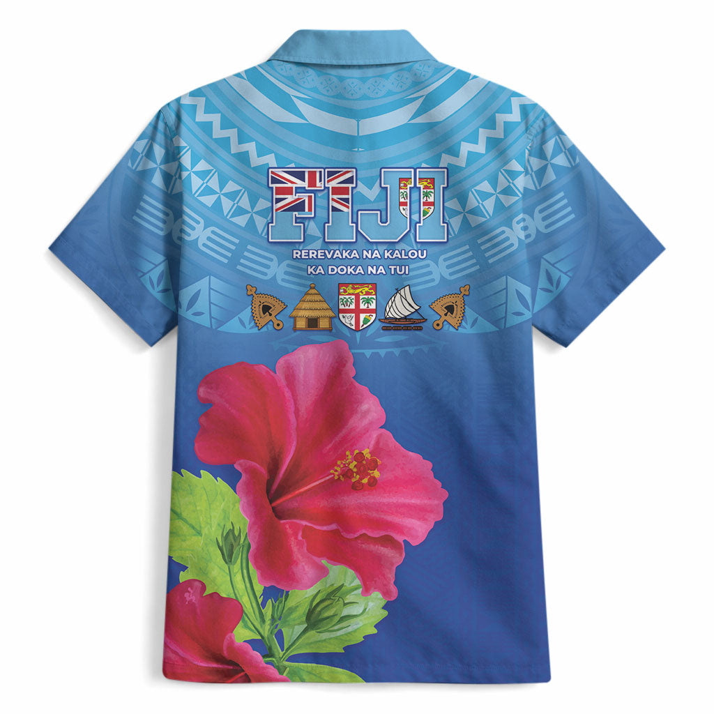 Bula Fiji Day Hawaiian Shirt Traditional Tapa Pattern With Hibiscus LT05 - Polynesian Pride