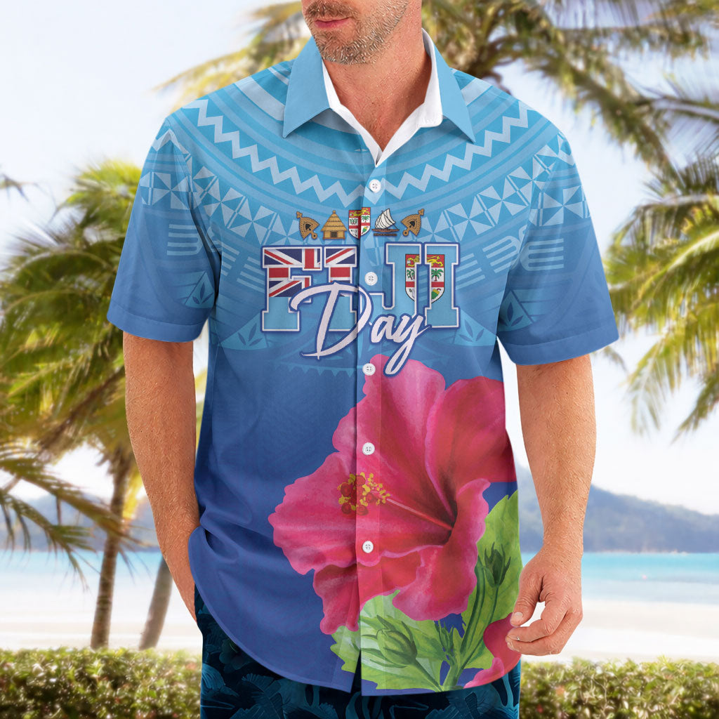 Bula Fiji Day Hawaiian Shirt Traditional Tapa Pattern With Hibiscus LT05 - Polynesian Pride