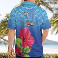Bula Fiji Day Hawaiian Shirt Traditional Tapa Pattern With Hibiscus LT05 - Polynesian Pride