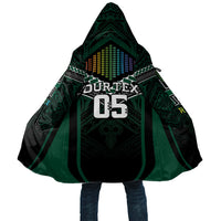 Custom Hawaii Warriors Football Cloak Rainbow Kakau Pattern Black LT05 Unisex Black - Polynesian Pride