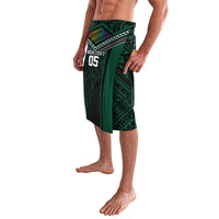 Custom Hawaii Warriors Football Lavalava Rainbow Kakau Pattern Black LT05 - Polynesian Pride