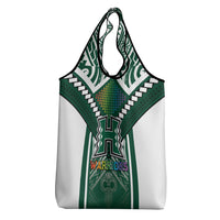 Hawaii Warriors Football Grocery Bag Rainbow Kakau Pattern Green LT05 - Polynesian Pride