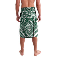 Custom Hawaii Warriors Football Lavalava Rainbow Kakau Pattern Green LT05 - Polynesian Pride