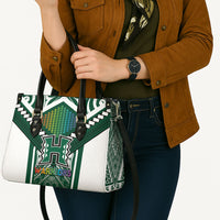 Hawaii Warriors Football Leather Bag Rainbow Kakau Pattern Green LT05 - Polynesian Pride
