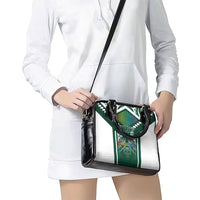 Hawaii Warriors Football Shoulder Handbag Rainbow Kakau Pattern Green LT05 - Polynesian Pride