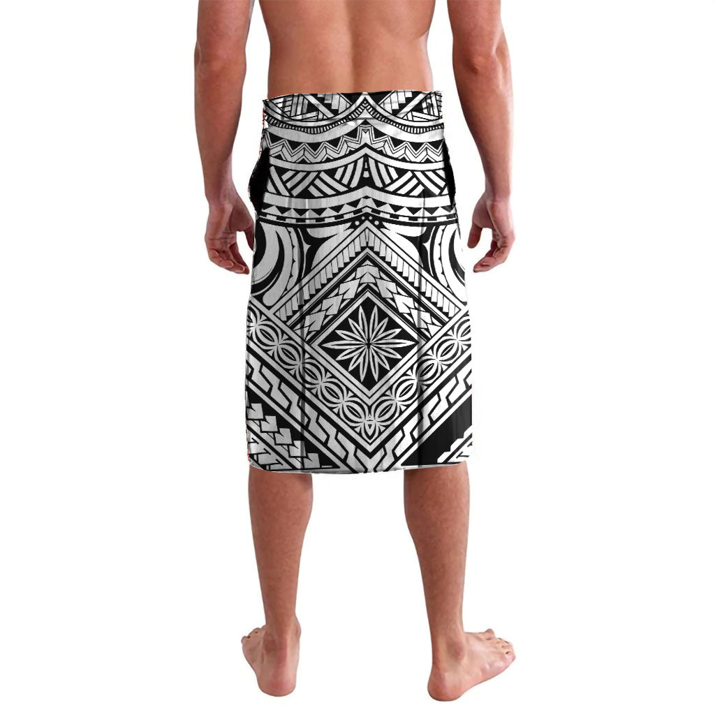 Custom Hawaii Warriors Football Lavalava Rainbow Kakau Pattern White LT05 - Polynesian Pride