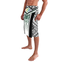 Custom Hawaii Warriors Football Lavalava Rainbow Kakau Pattern White LT05 - Polynesian Pride