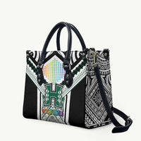 Hawaii Warriors Football Leather Bag Rainbow Kakau Pattern White LT05 White - Polynesian Pride