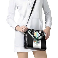 Hawaii Warriors Football Shoulder Handbag Rainbow Kakau Pattern White LT05 - Polynesian Pride