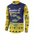 Tokelau Christmas Button Sweatshirt Tokelauan Turtle Santa Sleigh