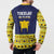 Tokelau Christmas Button Sweatshirt Tokelauan Turtle Santa Sleigh