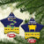 Tokelau Christmas Ceramic Ornament Tokelauan Turtle Santa Sleigh