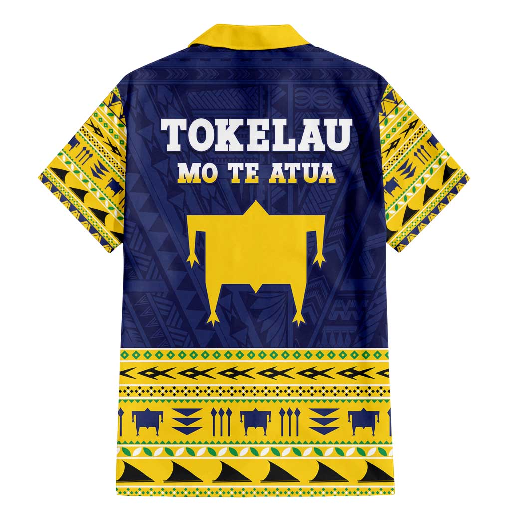 Tokelau Christmas Family Matching Mermaid Dress and Hawaiian Shirt Tokelauan Turtle Santa Sleigh LT05 - Polynesian Pride