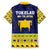 Tokelau Christmas Family Matching Off The Shoulder Long Sleeve Dress and Hawaiian Shirt Tokelauan Turtle Santa Sleigh