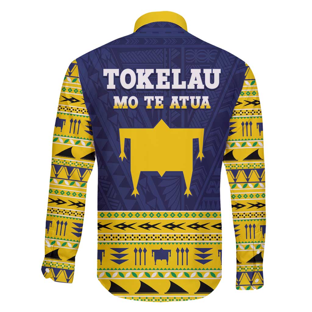 Tokelau Christmas Family Matching Short Sleeve Bodycon Dress and Hawaiian Shirt Tokelauan Turtle Santa Sleigh LT05 - Polynesian Pride