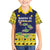 Tokelau Christmas Family Matching Short Sleeve Bodycon Dress and Hawaiian Shirt Tokelauan Turtle Santa Sleigh