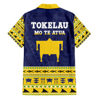 Tokelau Christmas Family Matching Tank Maxi Dress and Hawaiian Shirt Tokelauan Turtle Santa Sleigh LT05 - Polynesian Pride